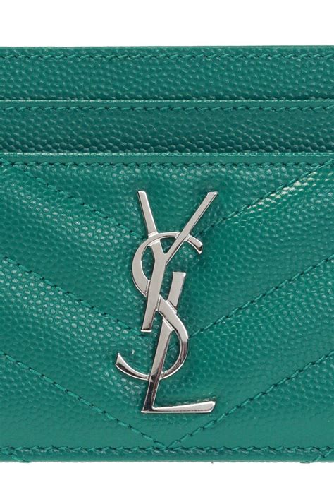 ysl card holder colors|ysl monogram card holder.